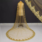 3- Meter Lace Accented Wedding Veil